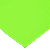 fluoreszierende grüne Vollfarbe Tischdecke (Schrägansicht)