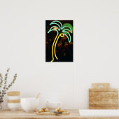 Fluoreszierende Palme in Seafair, Dania, Florida, Poster (Küche)