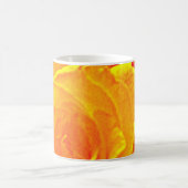 fluoreszierende Rose orange Kaffeetasse (Mittel)