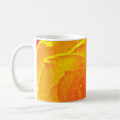 fluoreszierende Rose orange Kaffeetasse (Links)