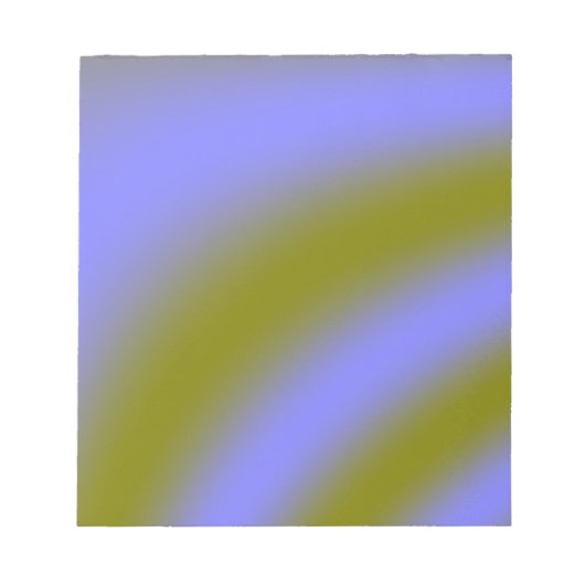 Fluoreszierende Wolken Notepad Notizblock (Vorderseite)