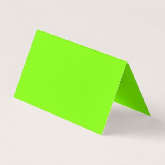 fluoreszierender grün-gelber Farbverlauf Visitenkarten (Rückseite)