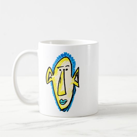 Fluoreszierender Typ Kaffeetasse (Links)