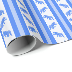 Fluoreszierendes Bodenfaultier Geschenkpapier