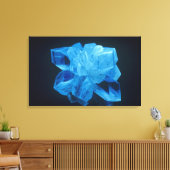 Fluoreszierendes Gypsum oder Selenit, fotografiert Leinwanddruck (Insitu (Wohnzimmer))