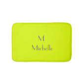 fluoresziergelb - personalisiert badematte (Vorderseite)