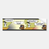 Fluorid-Comic-Streifen - Autoaufkleber (Vorne)