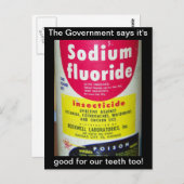 Fluorid Postkarte (Vorne/Hinten)