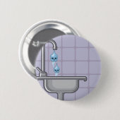 Fluoridwassergift Button (Vorne & Hinten)