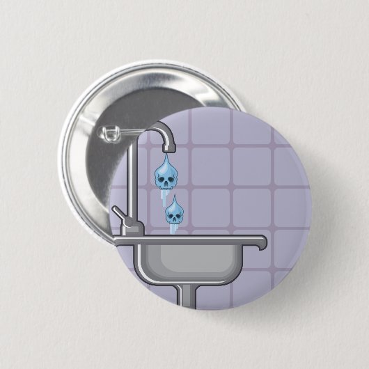 Fluoridwassergift Button (Vorne & Hinten)