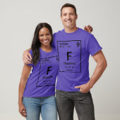 Fluorine Element (schwarz) T-Shirt (Unisex)
