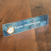 Fluorit Namensplakette (Seite)