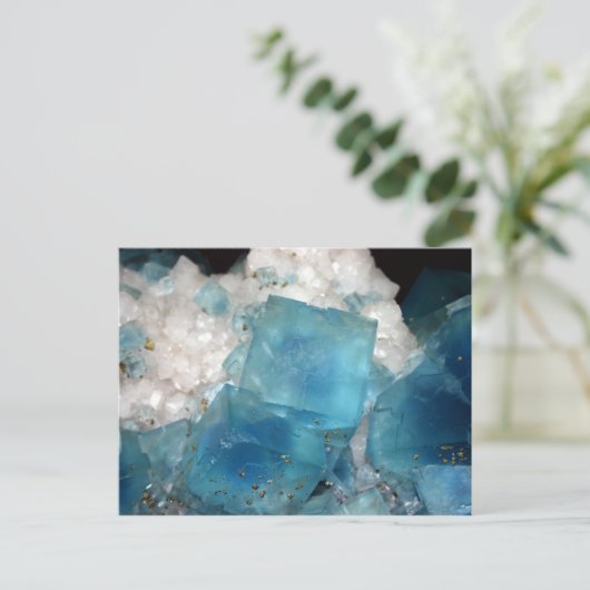 Fluorit Postkarte (Stehend Vorderseite)