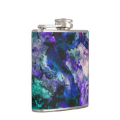 Fluorite Crystal Geode Marble Abstrakt Flachmann (Rechts)