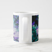 Fluorite Crystal Geode Marble Abstrakt Jumbo-Tasse (Rückseite)