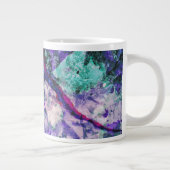 Fluorite Crystal Geode Marble Abstrakt Jumbo-Tasse (Rechts)