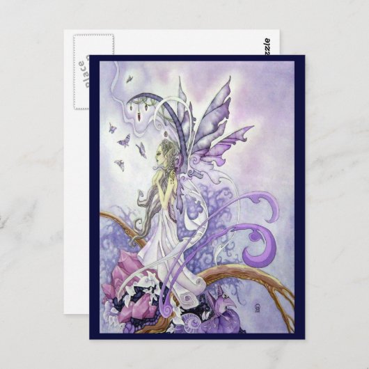 FluoritFee Postkarte (Vorne/Hinten)