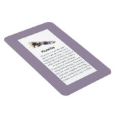 Fluoritkristall bedeutet Schmuckdarstellung Magnet (Rechte Seite)