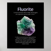 Fluoritkristall Poster (Vorne)