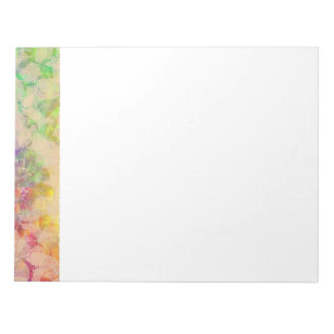 Fluoro Lace Rose Notizblock