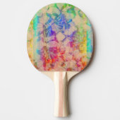 Fluoro Spitze-Rosen Tischtennis Schläger (Vorderseite)