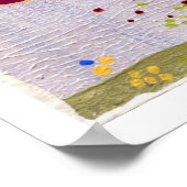 Flur: Blume Zweisprachige Printwerbung Poster (Ecke)