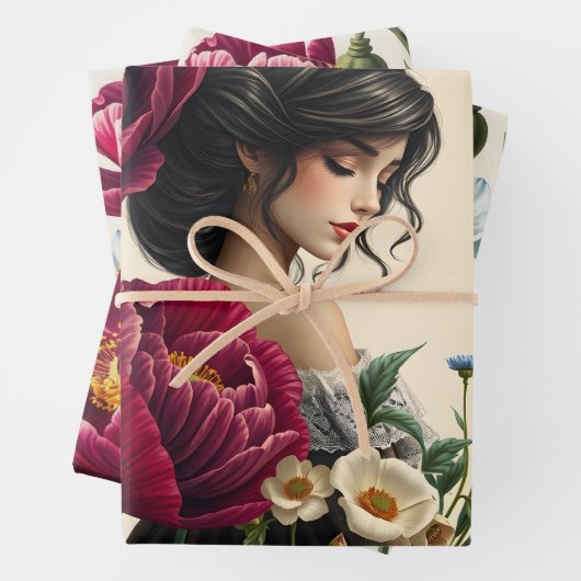 Flurbandpapier Geschenkpapier Set (Beispiel)