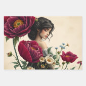 Flurbandpapier Geschenkpapier Set (Vorderseite)