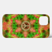 Fluro Hexagon Gold Peace Sign iPad Fall Case-Mate iPhone Hülle (Rückseite (Horizontal))