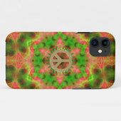 Fluro Hexagon Gold Peace Sign iPhone 5 Fall Case-Mate iPhone Hülle (Rückseite (Horizontal))