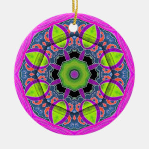 FluRoDelica Blumenaufkleber Keramikornament
