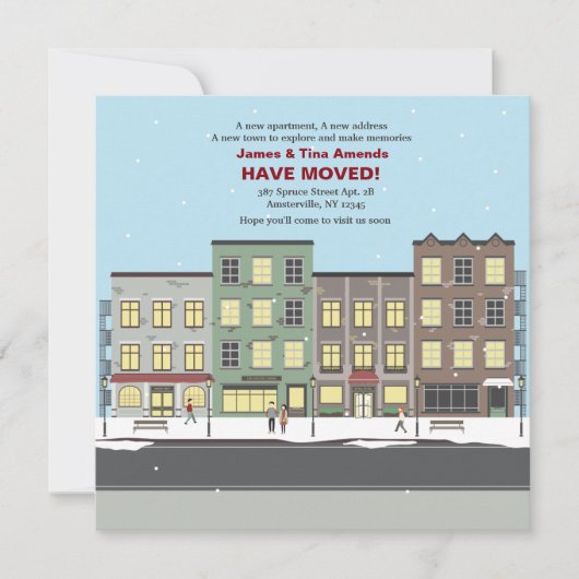 Flurries in der Ankündigung zur Stadtbewegung (Vorderseite)