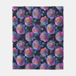 Flurweite mit rotem Ribbon-Bogen Fleecedecke