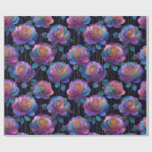 Flurweite mit rotem Ribbon-Bogen Geschenkpapier (Flach)