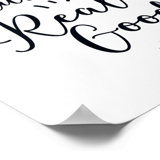 Flush it Flush it Badezimmer Zeichen Poster (Ecke)