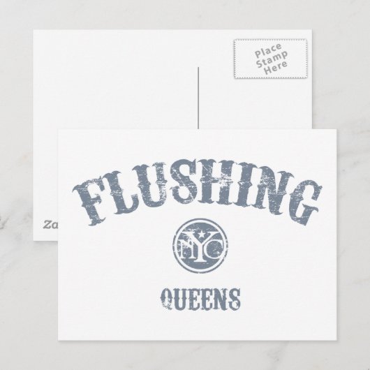 Flush Postkarte (Vorne/Hinten)