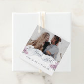 Flush the new Date Toilet Paper Roll Floral Foto Geschenkanhänger (Beispiel)