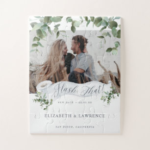 Flush the new Date Toilet Paper Roll Floral Foto Puzzle