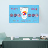 Flush the Orange Clown Thunder_Cove Banner (Messeveranstaltung)