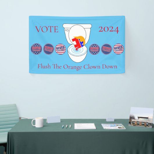 Flush the Orange Clown Thunder_Cove Banner (Messeveranstaltung)