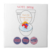 Flush the Orange Clown Thunder_Cove Fliese (Vorderseite)