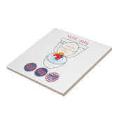 Flush the Orange Clown Thunder_Cove Fliese (Seite)