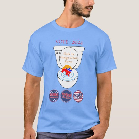 Flush the Orange Clown Thunder_Cove T-Shirt (Vorderseite)