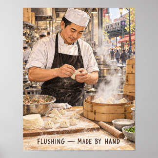 Flushing Dumpling Kitchen Poster