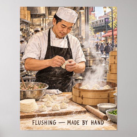 Flushing Dumpling Kitchen Poster (Vorne)