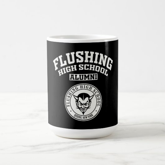 Flushing High School New York Alumni-Tasse Kaffeetasse (Mittel)