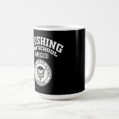 Flushing High School New York Alumni-Tasse Kaffeetasse (VorderseiteRechts)