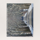 Flushing Meadow Park. Weihnachtsgrüße Puzzle (Vertikal)