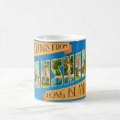 Flushing NY Begrüßung Kaffeetasse (Mittel)