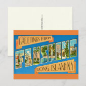 Flushing NY Begrüßung Postkarte (Vorne/Hinten)